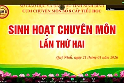 SINH HOẠT CHUYÊN MÔN CỤM SỐ 8 (LẦN 2)